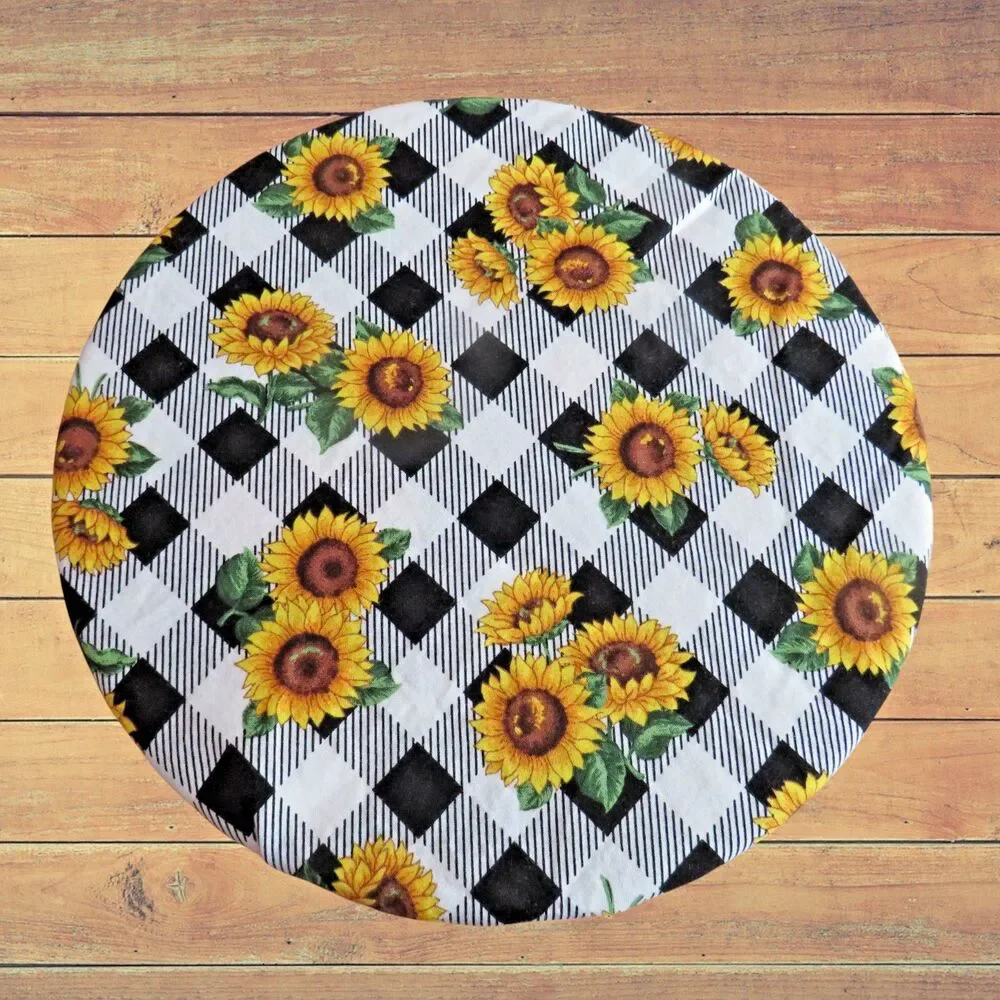 Kitchenaid Mixer Bowl Cover, Reversible Sunflowers and Pumpkins